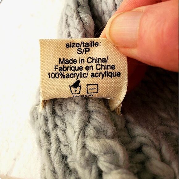 The Blueberry Hill Baby Knit Beanie Pompom Metallic NEW Tags - Picture 6 of 8